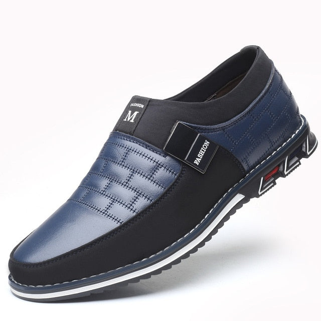Genuine Leather Men Casual Shoes Brand Mens Loafers Moccasins Breathable Slip on Driving Shoes
