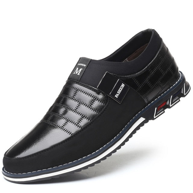 Genuine Leather Men Casual Shoes Brand Mens Loafers Moccasins Breathable Slip on Driving Shoes